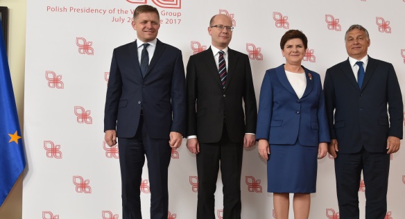 The Summit of the Presidents of the Governments of the countries of the Visegrad Group in Warsaw, 21. July 2016.