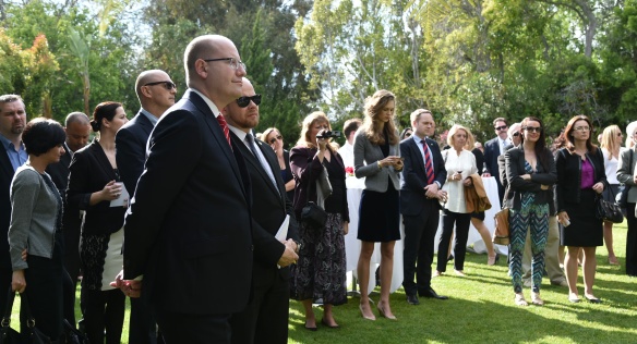 Prime Minister Bohuslav Sobotka Sunday 3. April 2016 in Los Angeles met with compatriots.