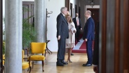 Předseda vlády Bohuslav Sobotka jednal s ministerským předsedou Svobodného státu Bavorsko Horstem Seehoferem, 3. května 2017.