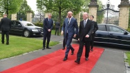Thursday, 4 May 2017, Prime Minister Bohuslav Sobotka meets the Prime Minister of the Kingdom of Belgium, Charles Michel.