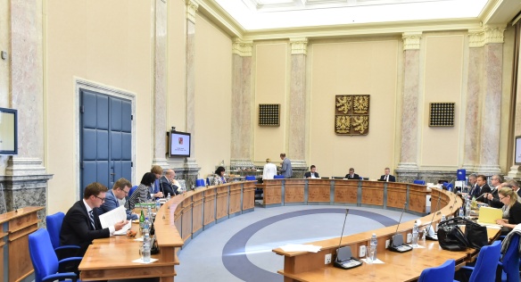 Jednání vlády ve Strakově akademii 18. července 2018.