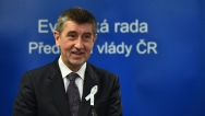 Tisková konference předsedy vlády Andreje Babiše po druhém dni jednání Evropské rady, 23. března 2018.
