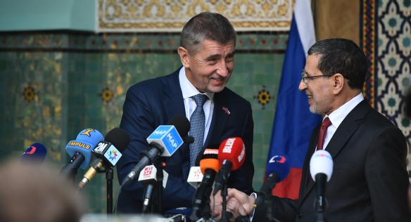 Premiér Andrej Babiš s marockým protějškem Saádedínem Al Otmáním v Rabatu, 4. prosince 2018.