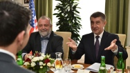 Prime Minister Andrej Babiš met with the Speaker of the United States House of Representatives, Paul Ryan, 26 March 2018.