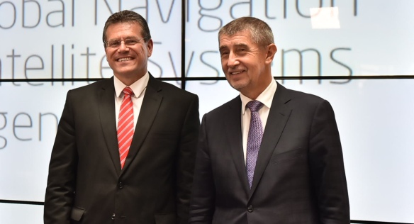 Předseda vlády Andrej Babiš jednal s místopředsedou Evropské komise Marošem Šefčovičem, 31. května 2018.