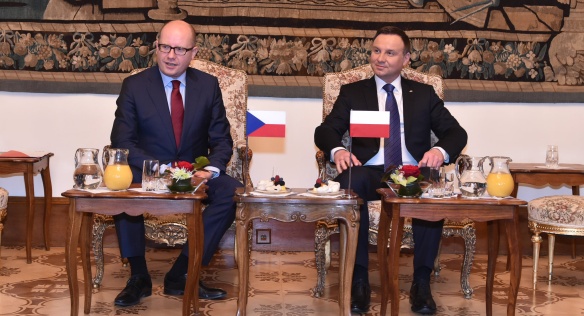 Prime Minister Bohuslav Sobotka met the President of the Republic of Poland Andrzej Duda on Tuesday the 15th of March 2016.