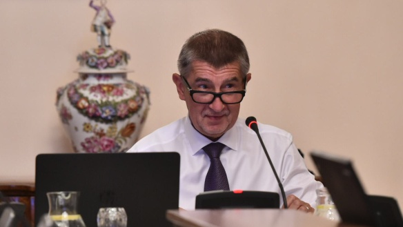 Projednávání návrhu státního rozpočtu na rok 2019 se v Hrzánském paláci osobně zúčastnil i prezident republiky Miloš Zeman, 19. září 2018.