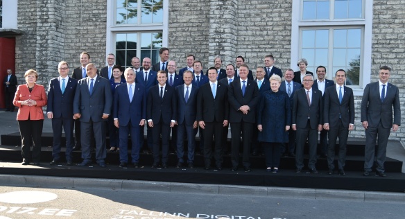 Prime Minister Bohuslav Sobotka attended a Digital Summit in Tallinn, 29 September 2017. 