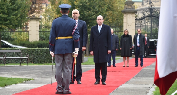 Premiér Bohuslav Sobotka se v úterý 13. října 2015 setkal s předsedou vlády Albánské republiky Edim Ramou. 
