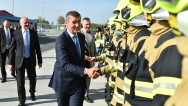 Předseda vlády Andrej Babiš navštívil Letiště Leoše Janáčka - Ostrava, 25. dubna 2018.