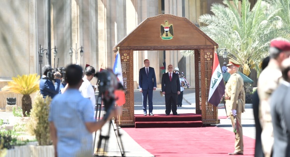 Prime Minister Bohuslav Sobotka met the Prime Minister of the Republic of Iraq, 27 August 2017.
