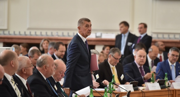 Předseda vlády zahájil pravidelnou poradu velvyslanců České republiky v zahraničí, Černínský palác 27. srpna 2018.