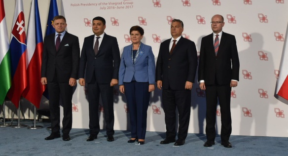 Meeting between Visegrád group Prime Ministers and the Prime Minister of Ukraine, 6 September 2016.