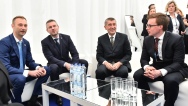 Předseda vlády Andrej Babiš se v Bratislavě zúčastnil bezpečnostní konference GLOBSEC, 18. května 2018.