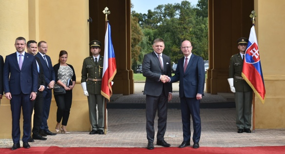 The fifth joint meeting of the Czech and Slovak governments was held at Lednice Chateau on 4 September 2017.