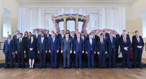 The fifth joint meeting of the Czech and Slovak governments was held at Lednice Chateau on 4 September 2017.