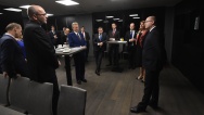 Prime Minister Bohuslav Sobotka met with members of the business delegation, 6 November 2016.