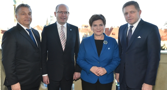 Joint meeting of the Prime ministers of the Visegrad Group Countries, 3 December 2015.
