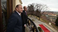 Předseda vlády Bohuslav Sobotka jednal s předsedou vlády Maltské republiky Josephem Muscatem, 28. února 2017.