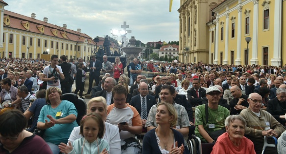 Předseda vlády Bohuslav Sobotka se účastnil oslav Dní lidí dobré vůle na Velehradě, 4. července 2017.