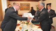 On Wednesday 10 September 2014, Prime Minister Sobotka met the Federal President of the Swiss Confederation, Burkhalter.