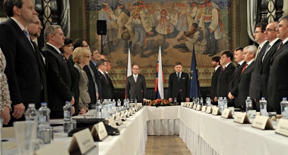 Společné zasedání vlád České republiky a Slovenské republiky se konalo 24. dubna 2014 ve slovenské Skalici.