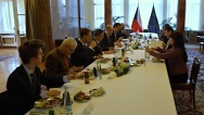 Premier Sobotka met with Vice President of the European Commission Maroš Šefčovič.
