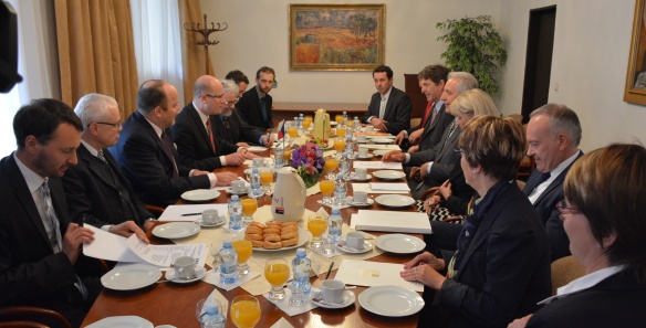 Prime Minister Sobotka met the Minister-President of the Free State of Saxony, Tillich on 1 October 2014.