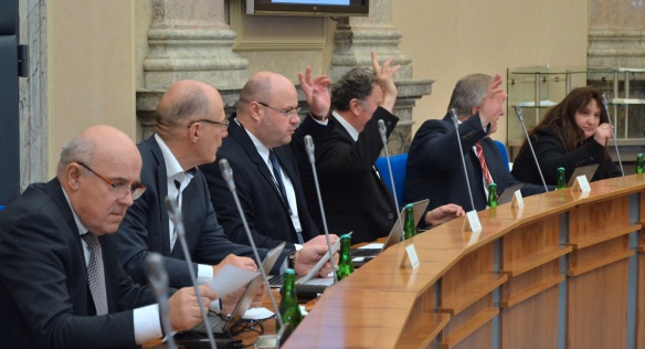 Před jednáním Rady pro výzkum, vývoj a inovace, 22. února 2018. 