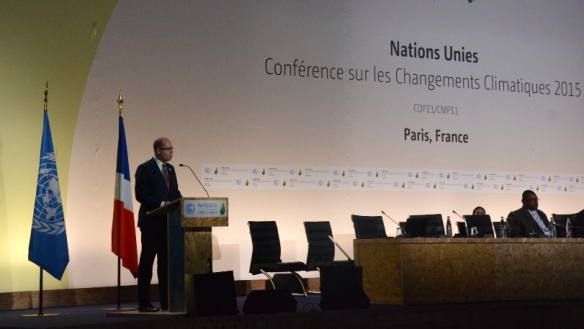 The Prime Minister attended the climate summit COP 21 in Paris, 30th November 2015.