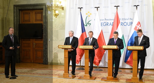 On Monday 14th October 2013 Prime Minister Jiří Rusnok took part in a summit of the Visegrad group in Budapest.