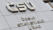 Předseda vlády Jiří Rusnok navštívil v úterý 15. října 2013 Český statistický úřad před volbami.