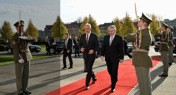 On Monday, 21st October 2013 Prime Minister Jiří Rusnok met Prime Minister of Saxony Stanislaw Tillich. 
