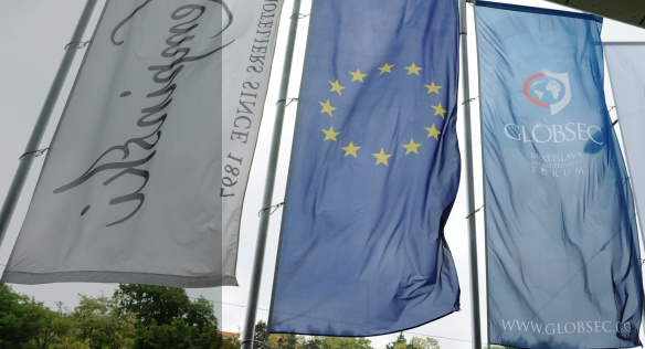 The GLOBSEC 2014 international security forum was held in Bratislava on 15 May 2014.