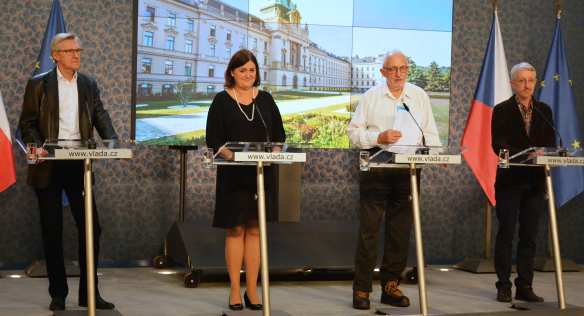 Tisková konference po jednání RVVI s Mezinárodní radou, 21. října 2022.