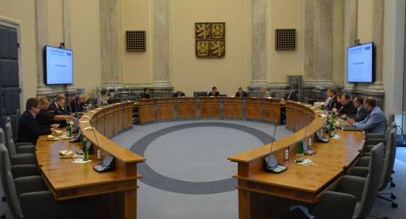 Rada pro výzkum, vývoj a inovace se opět sešla ve Strakově akademii, 1. září 2023.