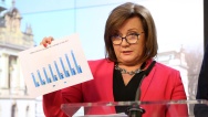 Na tiskové konferenci vláda oznámila schválení finanční pomoci malým firmám a živnostníkům postiženým kvůli koronaviru, 9. března 2020.