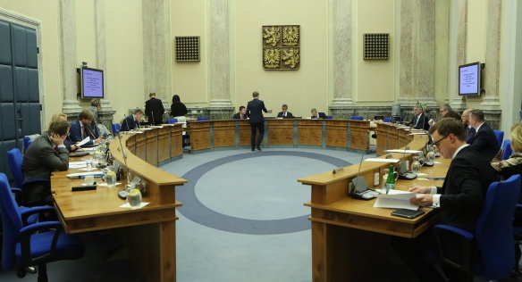 Jednání vlády 12. prosince 2018 ve Strakově akademii.