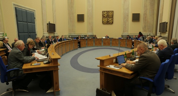 Před jednáním tripartity, 16. ledna 2017.
