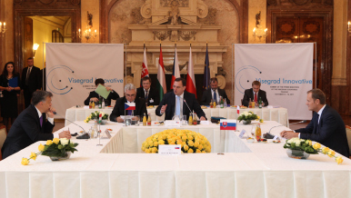 The Visegrad Group Summit held in Prague, 14th October 2011 