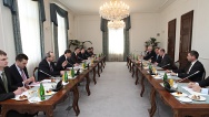 Prime Minister Petr Nečas received German Minister of Foreign Affairs Guido Westerwelle.