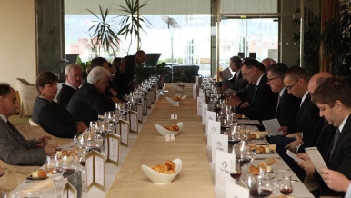 Prime Minister Petr Nečas met ambassadors from EU Member States and candidate countries on 30 November 2012.