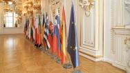 Summitu Přátel koheze na Pražském hradě se zúčastnili zástupci sedmnácti členských zemí EU, 5. listopadu 2019.