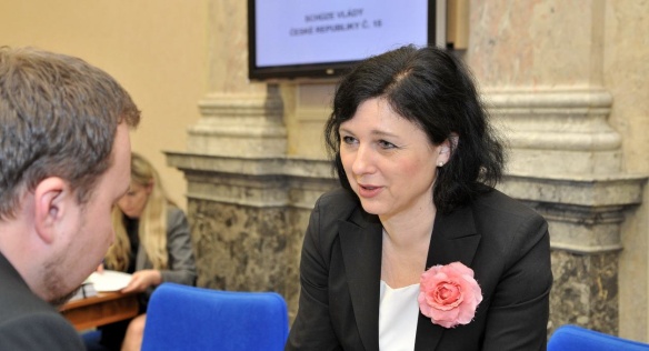 Minister for Regional Development Věra Jourová.