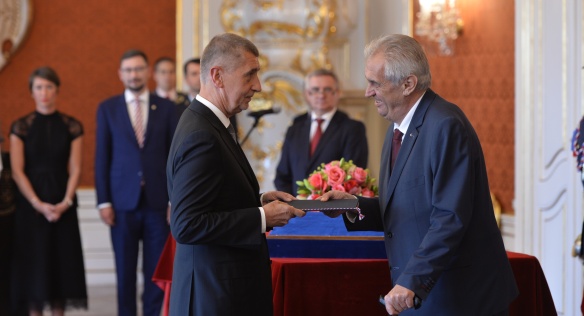 Andrej Babiš byl 6. června 2018 na Pražském hradě jmenován předsedou vlády České republiky.