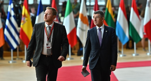 The Prime Minister after talks on Brexit: the Czech Republic will only support the United Kingdom’s departure with a deal, 17. October 2019.