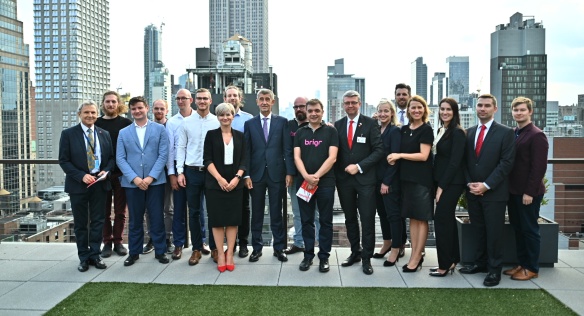 The Czech delegation visited the CzechAccelerator in New York, 23 September 2019.