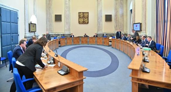Tisková konference po jednání vlády ve středu 27. února 2019.