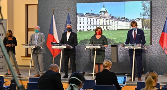 Press conference after the government meeting, 11 May 2020.