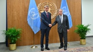 Premiér Andrej Babiš připomněl delegátům Valného shromáždění OSN také seznam závazků v oblasti udržitelného rozvoje, 26. září 2019.